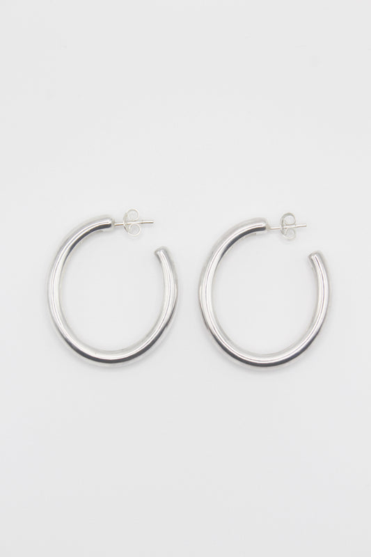 AIGUA SILVER HOOPS