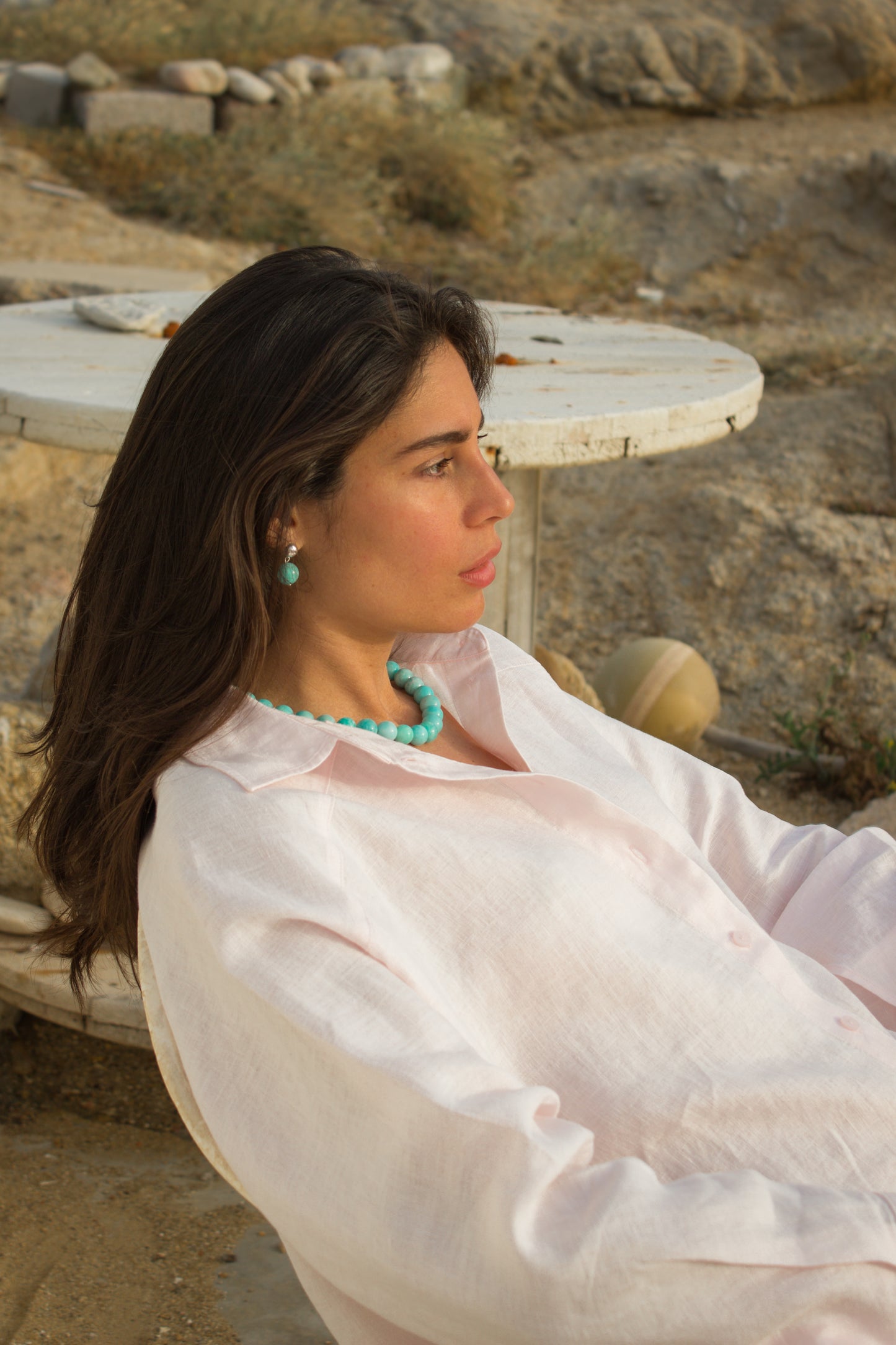 NAXOS AMAZONITE EARRINGS