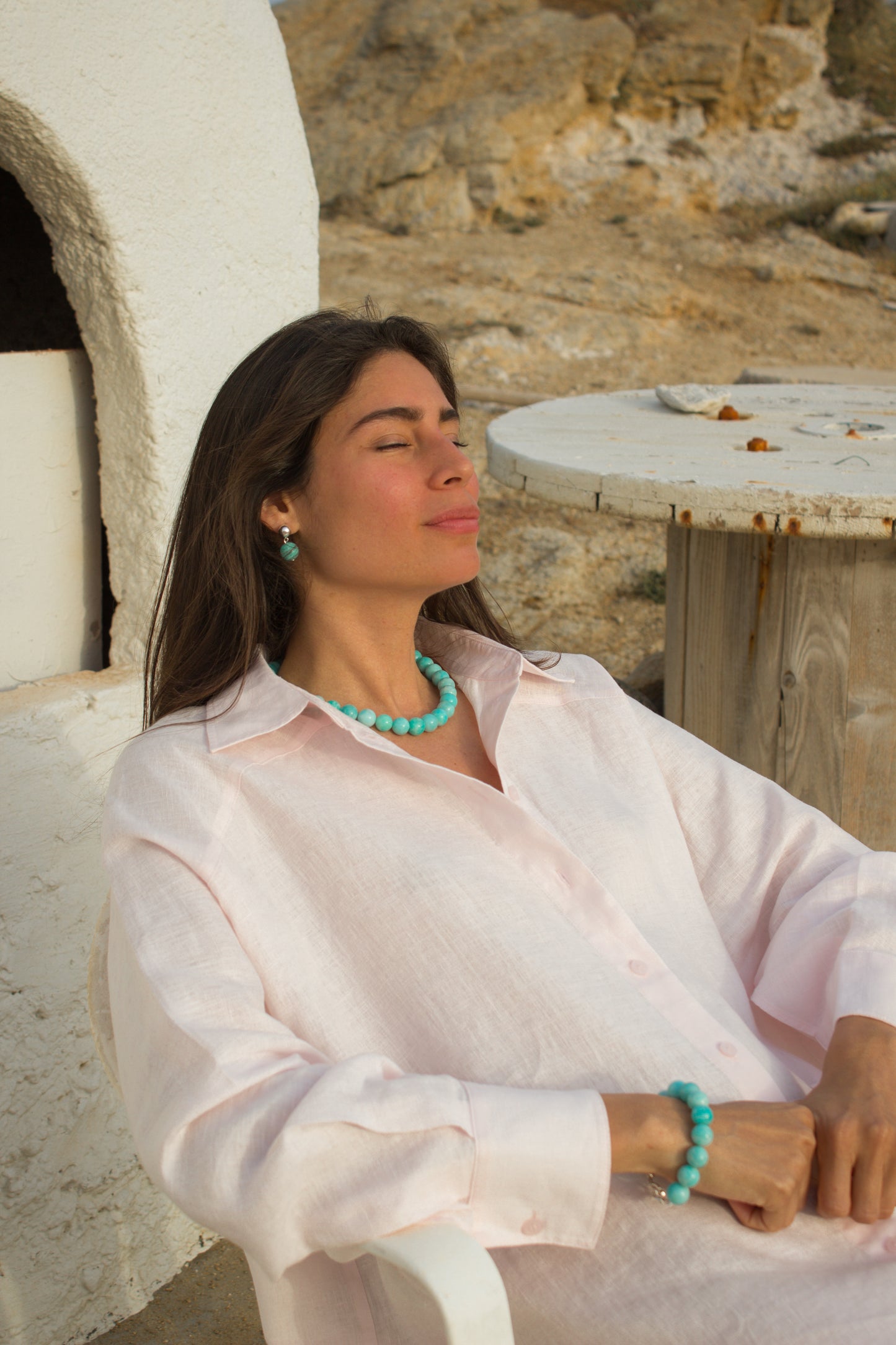 NAXOS AMAZONITE NECKLACE