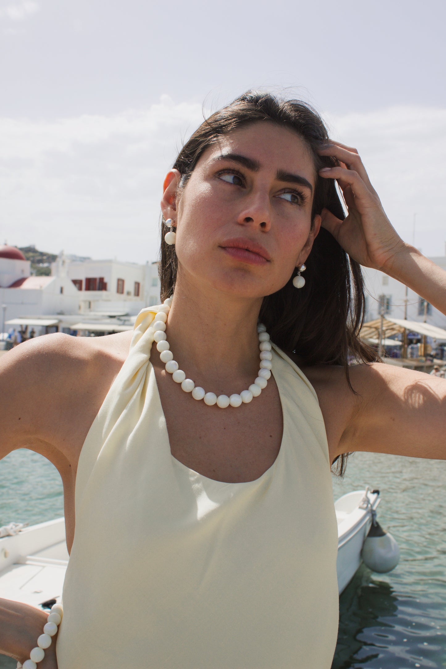 NAXOS MOTHER-OF-PEARL NECKLACE