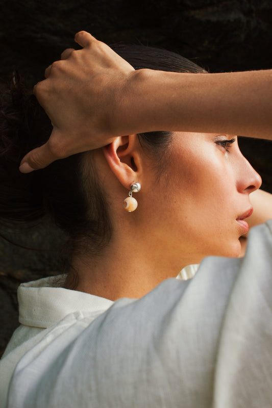 NAXOS CARAMEL EARRINGS