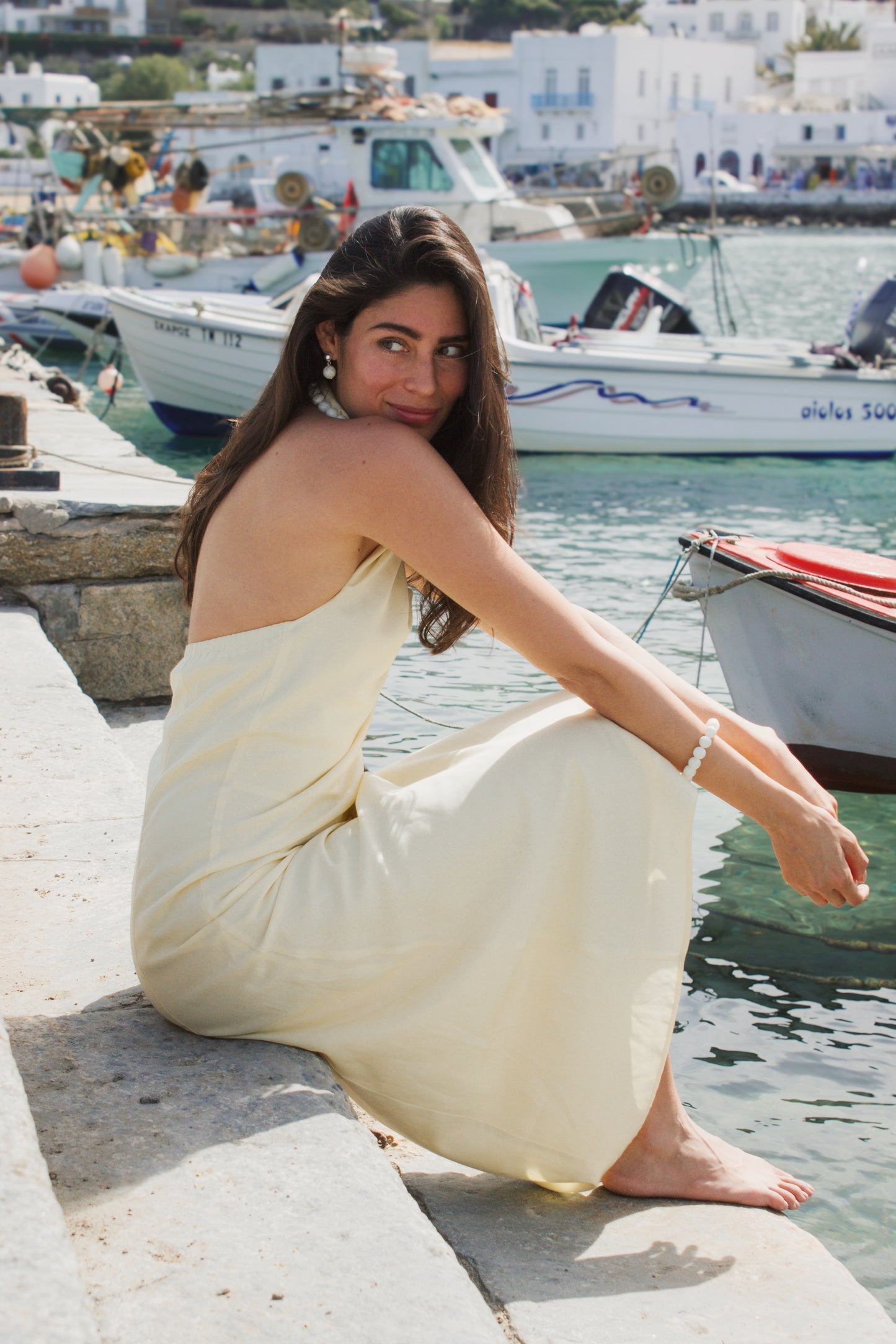 NAXOS MOTHER-OF-PEARL EARRINGS