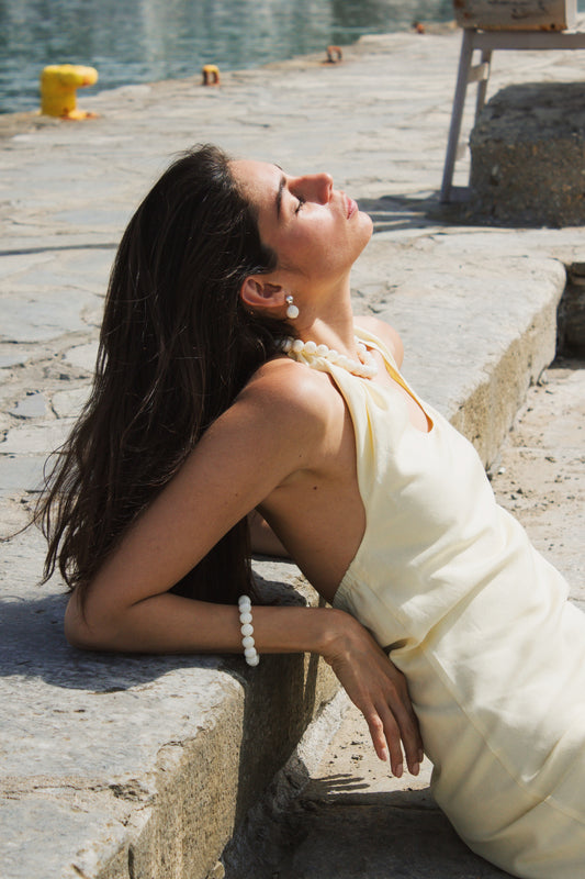 NAXOS MOTHER-OF-PEARL EARRINGS