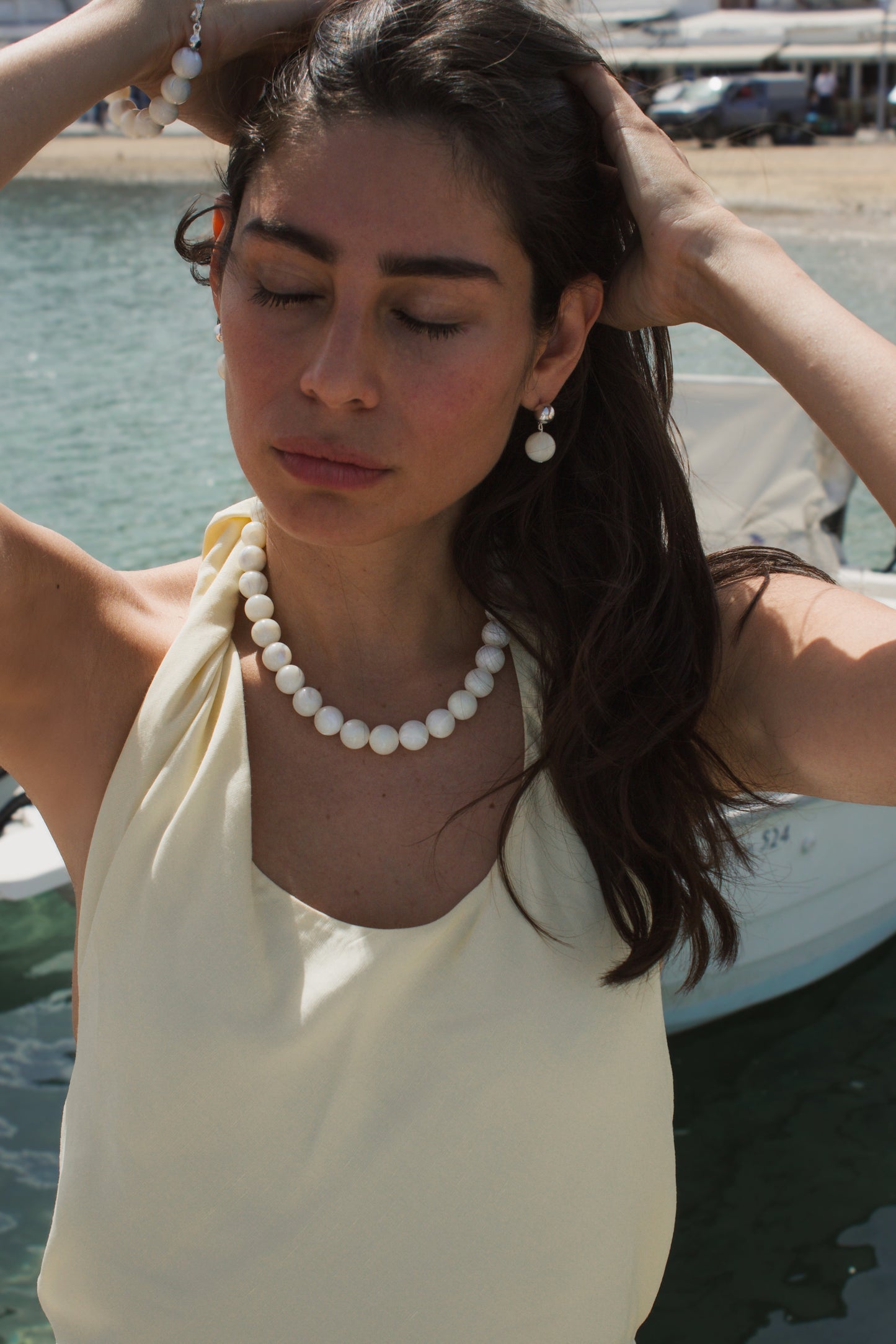 NAXOS MOTHER-OF-PEARL NECKLACE
