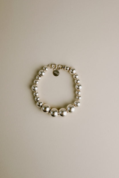 PULSERA BOL NOU PLATA