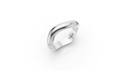 ANILLO ESSENCE LIQUID ORO BLANCO 18K - DIAMANTE