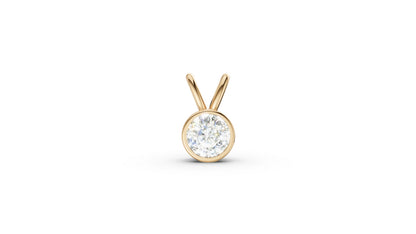 ESSENCE PENDANT 18K YELLOW GOLD - DIAMOND