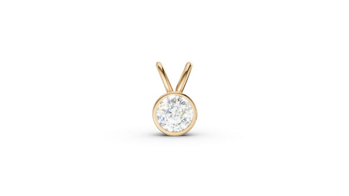 ESSENCE PENDANT 18K YELLOW GOLD - DIAMOND