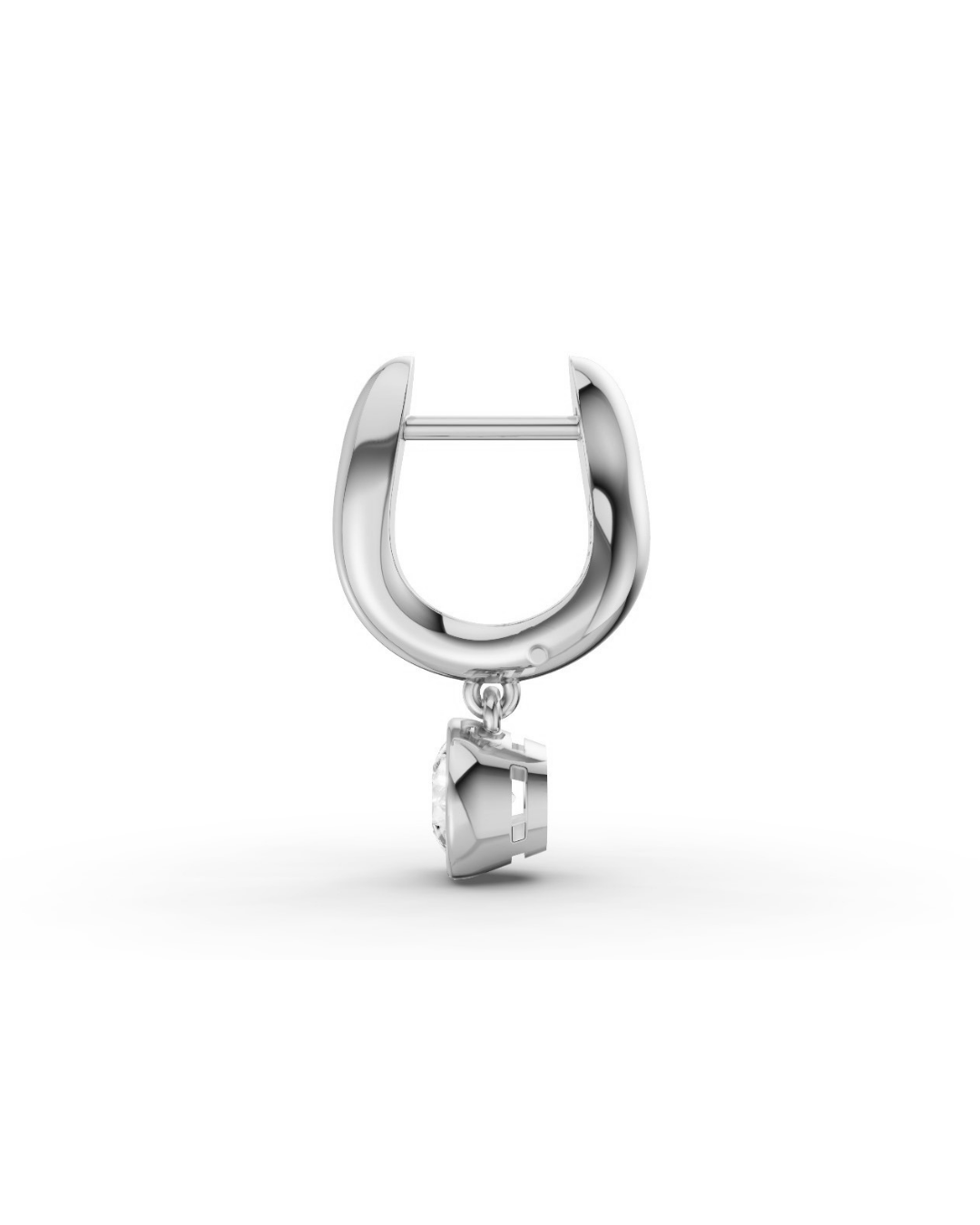 ESSENCE HOOP SILBER - RHODALITH