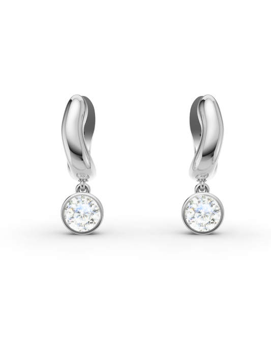 ESSENCE HOOP SILBER - RHODALITH