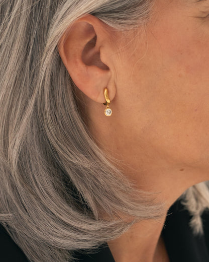 ESSENCE HOOP SILBER - RHODALITH
