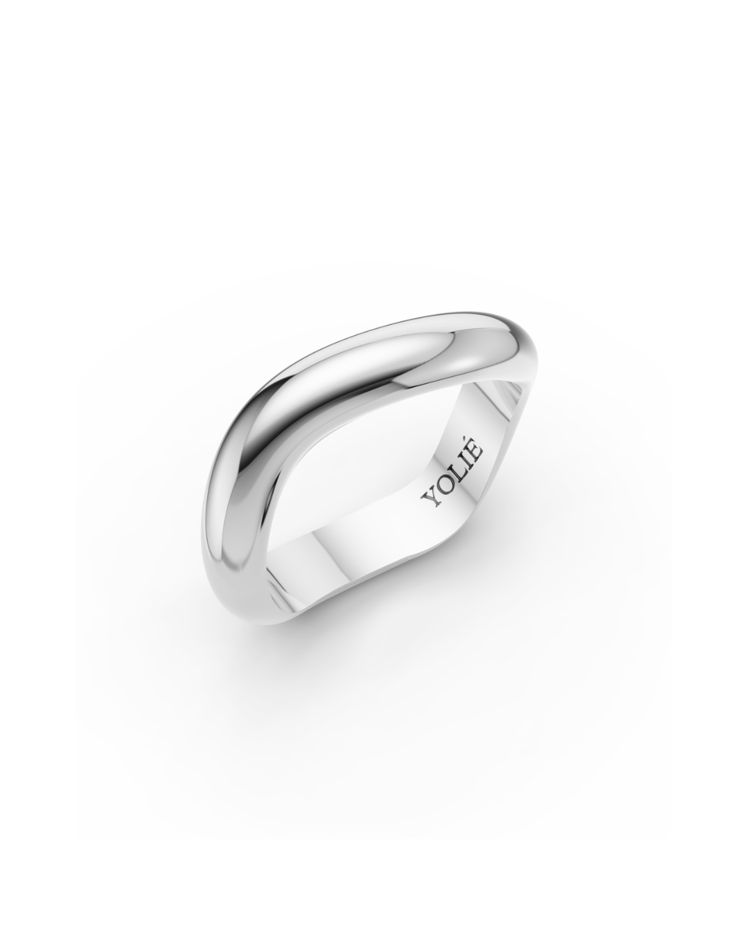 ANILLO ESSENCE LIQUID ORO BLANCO 18K
