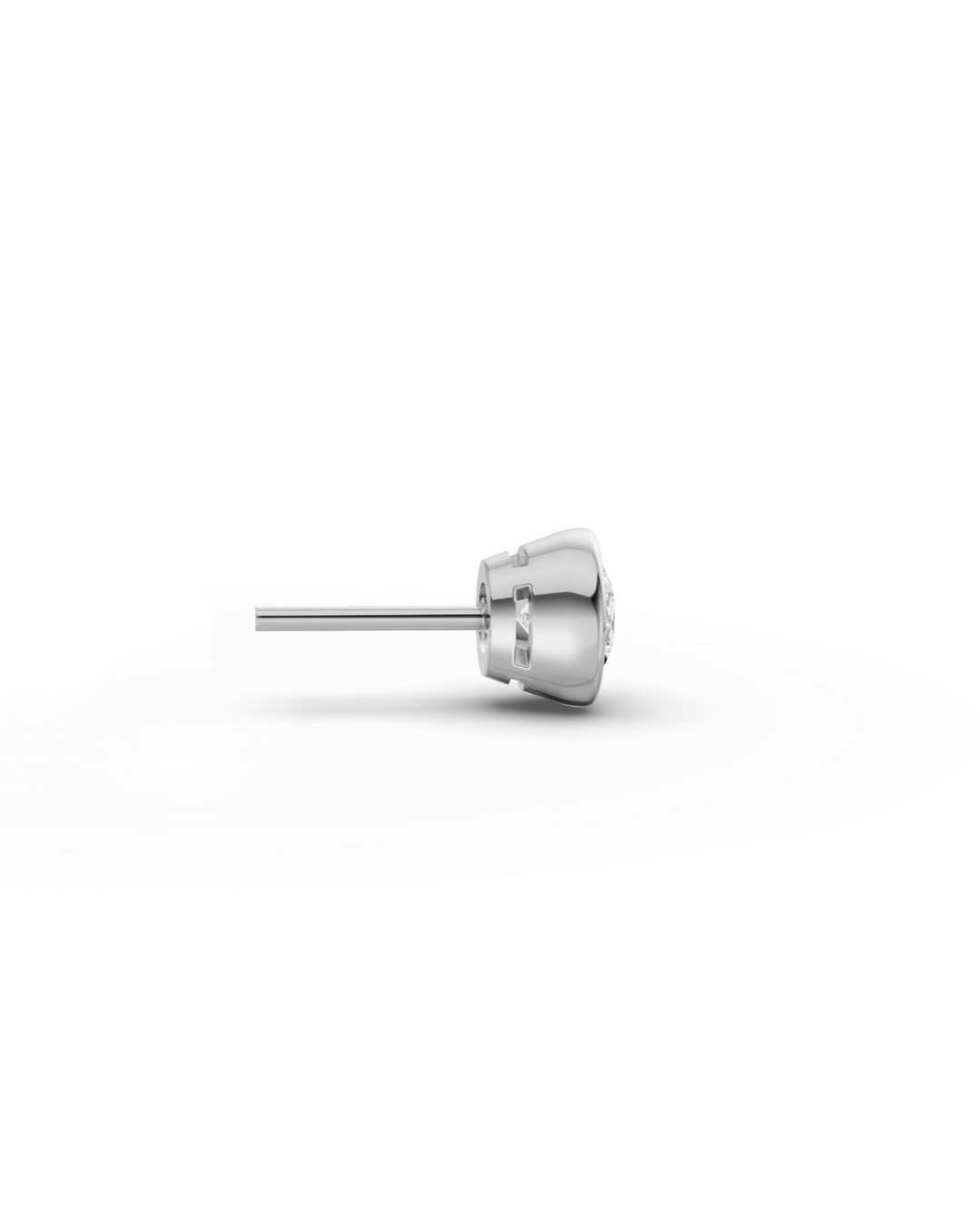 ESSENCE STUDS ORO BLANCO 18K - DIAMANTE