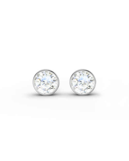 ESSENCE OHRSTECKER SILBER - LONDON BLAUER TOPAS