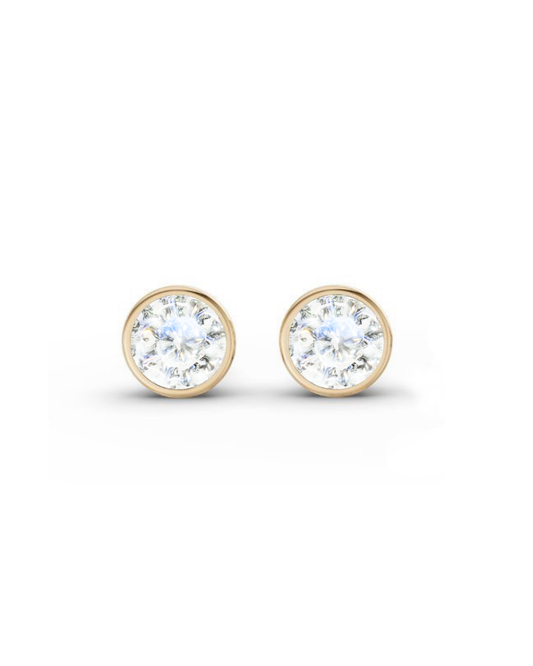 ESSENCE OHRSTECKER SILBER - LONDON BLAUER TOPAS