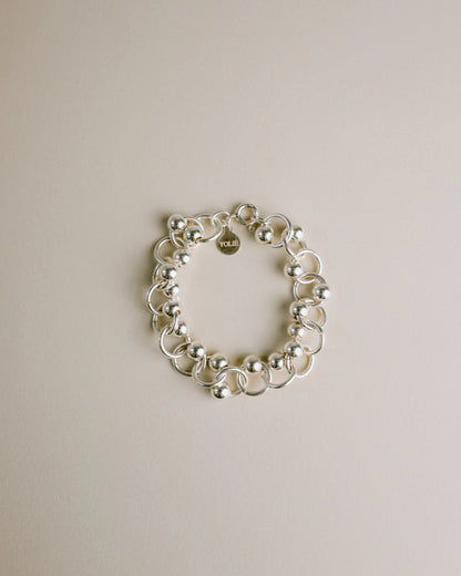 PULSERA BENISSA PLATA