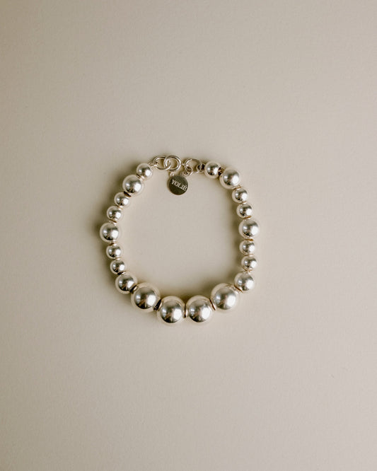 PULSERA BOL NOU PLATA