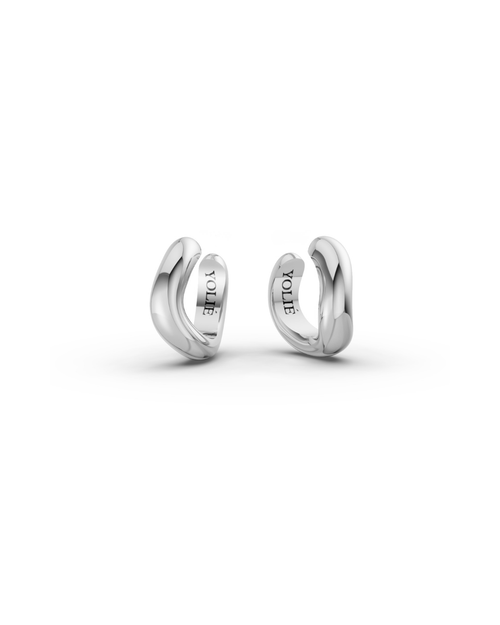 ESSENCE EARCUFF DUO 18K WHITE GOLD