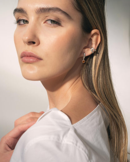 ESSENCE EARCUFF DUO SILBER