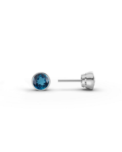 ESSENCE ESSENTIAL PIERCING SILBER - TOPAS LONDON BLUE