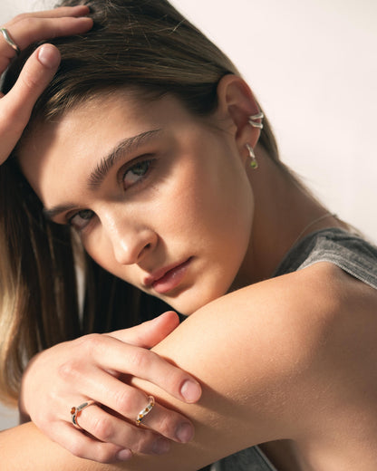 ESSENCE HARMONY SILVER RING - CITRINE