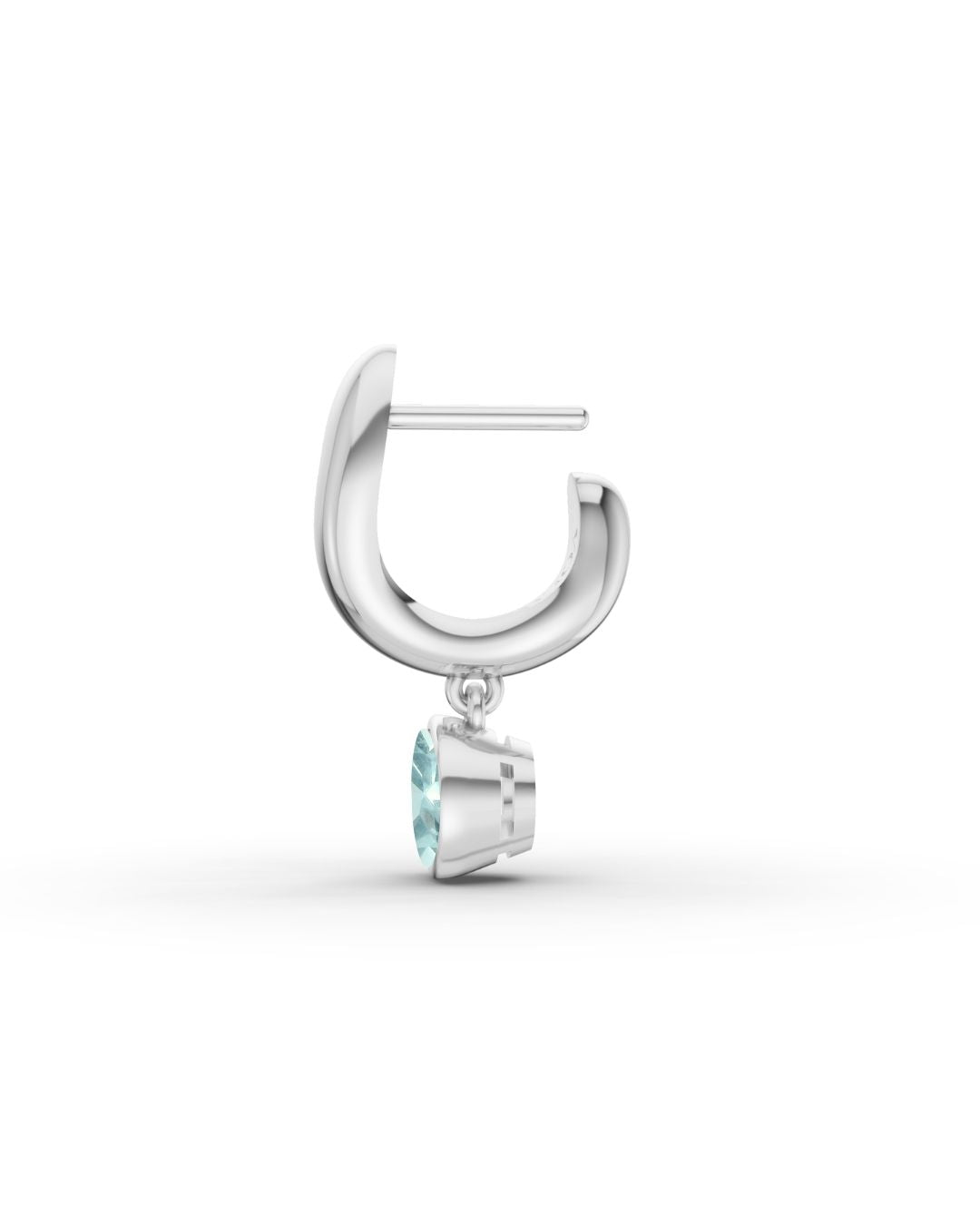 ESSENCE HOOP PLATA - TOPACIO SKY