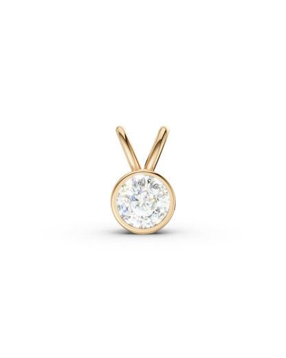 COLGANTE ESSENCE ORO AMARILLO 18K - DIAMANTE