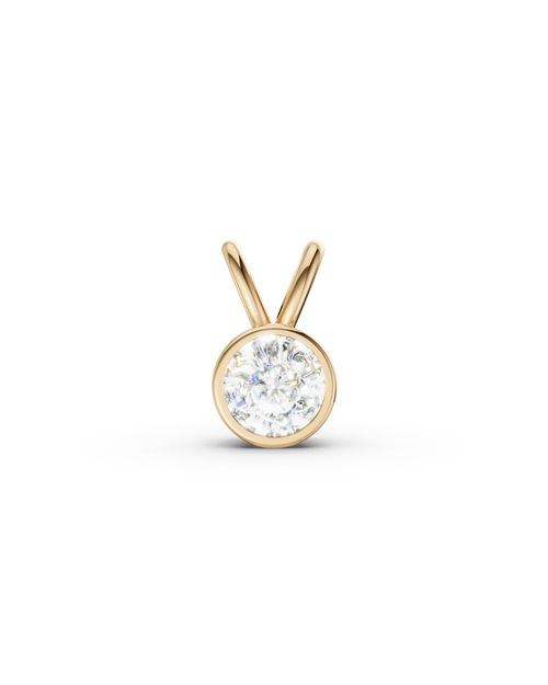 COLGANTE ESSENCE ORO AMARILLO 18K - DIAMANTE