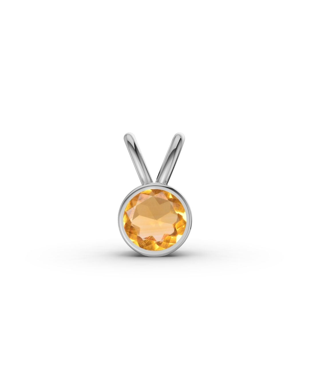 COLGANTE ESSENCE PLATA - CITRINO