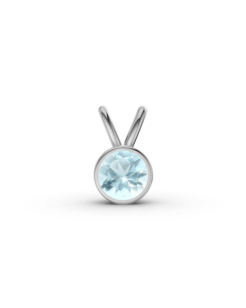 ANHÄNGER ESSENCE SILBER - SKY TOPAS