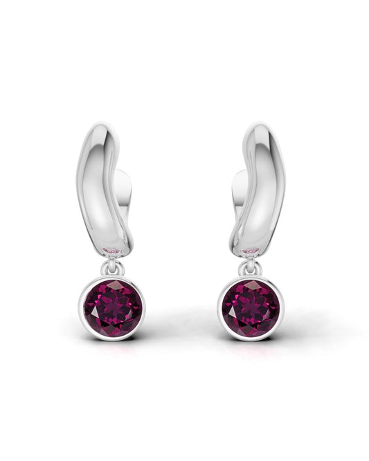 ESSENCE HOOP SILBER - RHODALITH