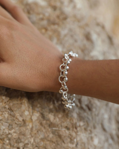 PULSERA JÁVEA PLATA