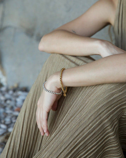 PULSERA MORAIRA PLATA