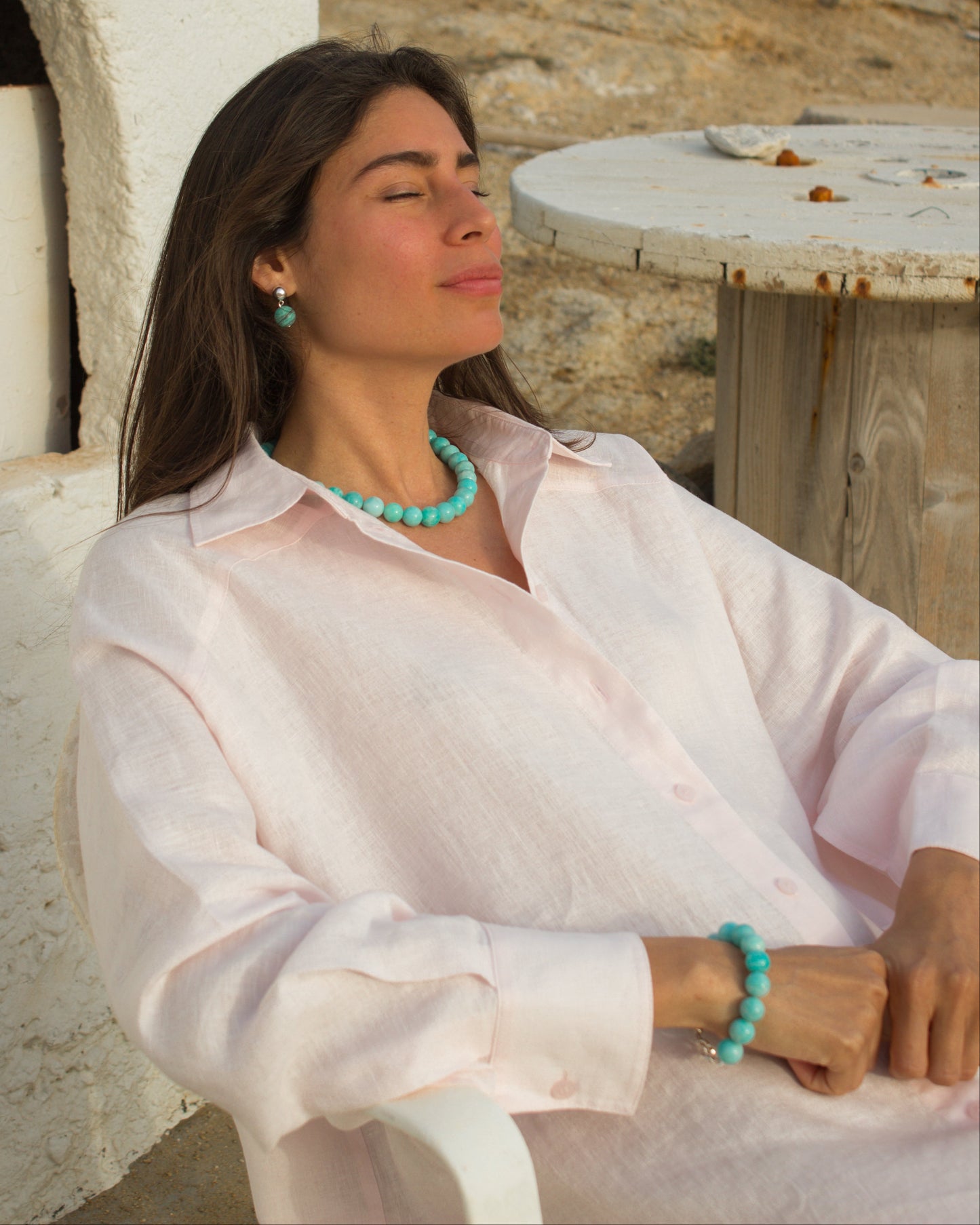 PULSERA NAXOS AMAZONITA