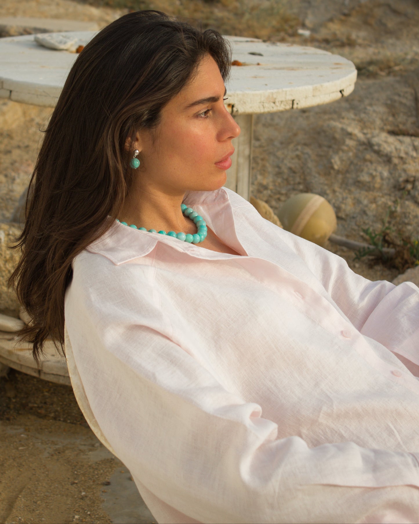PENDIENTES NAXOS AMAZONITA