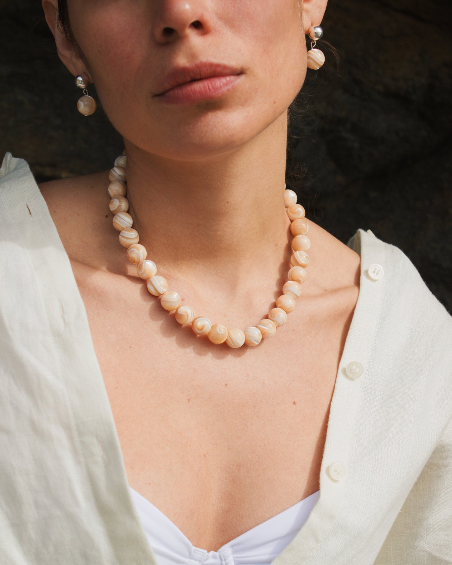 COLLAR NAXOS CARAMELO